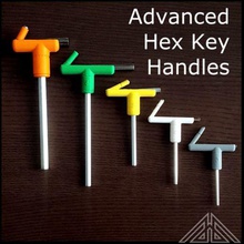 avanzate chiave esagonale da gestire 3 strumento inglese vite la maniglia allen hex 3d print model - Mito3D