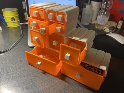 fortgeschritten modular Box Kawa Designs Schublade Werkzeugkasten 3d print model - Mito3D
