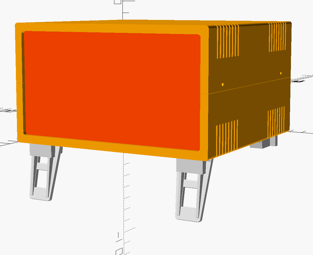 avanzado caja fabricante cajas personalizable electrónica recinto openscad paramétrico scad 3D print model - Mito3D