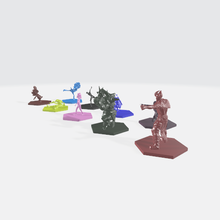 aventureiro estatuetas borda jogos 3d print model - Mito3D