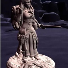 Abenteurer Dekoration Dungeons Drachen Lara Croft 3d print model - Mito3D