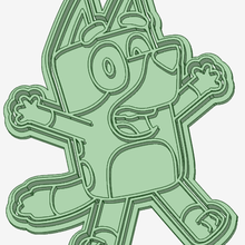 adventures bluey cookie cutter 3d print model - Mito3D
