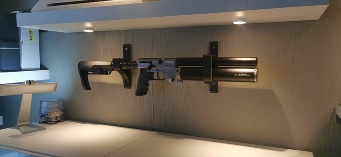aea HPmax montage mural air pistolet 3d print model - Mito3D