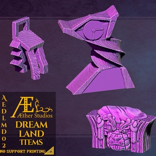 aedmld02 - dreamland items Game fantasy prop rpg terrain props dungeons and dragons tabletop minis d&d ttrpg aether studios aach'yn dreamland dreams nightmares  3d print model - Mito3D