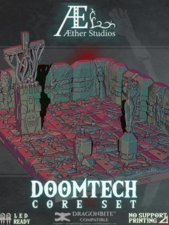 aedoom1 - doomtech core set aether studios minis dungeons dragons fantasy d&d dwarven dwarf table top rpg prop props hell hellscape 3d print model - Mito3D