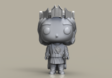 Aegon Targaryen Funko pop versiyon 3d print model - Mito3D