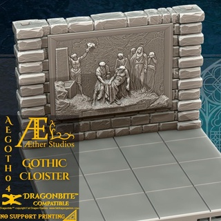 aegoth04 - gothic cloister Game church christ mural studios aether aegoth 3d print model - Mito3D