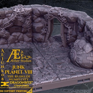 aejunk08 - ruins numis city aether studios minis dungeons dragons fantasy d&d table top rpg prop props junkyard junk planet 3d print model - Mito3D