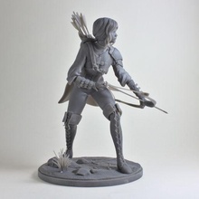 Aeliana figurilla niña personaje Arte juguete mesa 3d print model - Mito3D