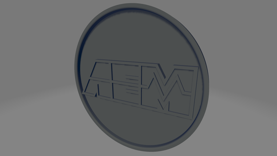 aem coaster 3d print model - Mito3D