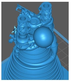 aero Jet motore propulsione combustione esaurimento aerospaziale aeronautico spazio missilistica ingegneria 3d print model - Mito3D