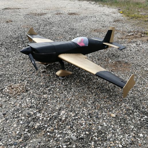 aerobatic plane rc extra 330 aeromodelling 3D print model - Mito3D