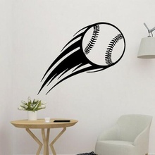aerodinámico béisbol 2d pared decoración Arte hogar casa pelota 3d print model - Mito3D