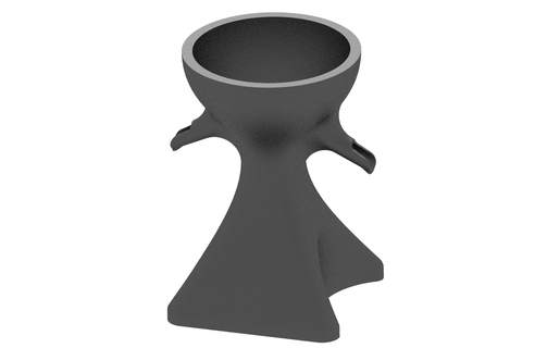 aeropress pouring stand two cups Home coffe spliter double 3d print model - Mito3D