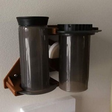 aeropress wall mount filter pocket coffee kitchen_dining 3d print model - Mito3D