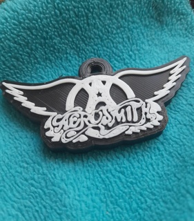 Aerosmith chaveiro música Rocha Unidos estados Difícil 3d print model - Mito3D