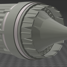 aerospike engine thruster 3d print model - Mito3D