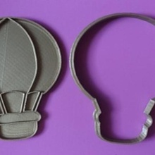 aerostatic balloon cookies cutter home galletas dibujo dise o cortantes cortante globo aerostatico 3d print model - Mito3D
