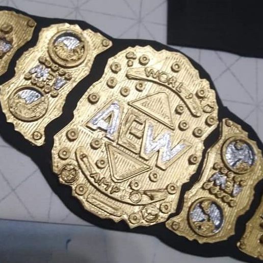 aew campeão joalheria wwe campeonato 3D print model - Mito3D