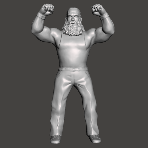 aew wwe wwf ljn style brodie lee figure wrestling toy sculpture 3D print model - Mito3D