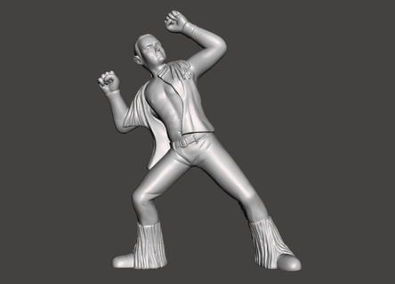 aew wwe wwf ljn style young bucks matt jackson figure wrestling toy sculpture 3d print model - Mito3D