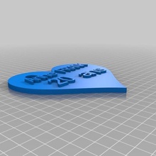 af201 jewelry customized keychains 3d print model - Mito3D