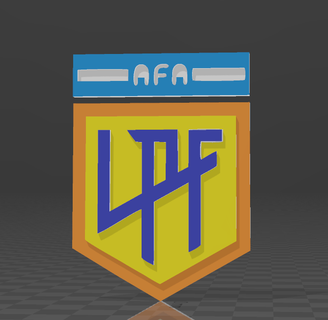 afa professional soccer league logo lpf argentina 3d print model - Mito3D
