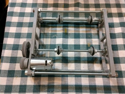 affordable rock tumbler b&d drill motor version mechanical toys 3d print model - Mito3D