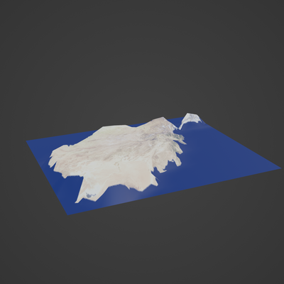 afghanistan map geographical terrain world earth city town topography cartography mountain island landscape satellite atlas nation country global 3d print model - Mito3D