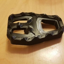 africa twin 2016-2017 wide footpegs 3d print model - Mito3D