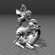 afrikanische Tier-Pyramide Kunst - Spielzeug test Skulptur Drucker positiv Modell komisch Datei creative cool Tiere 3d-drucken 3d print model - Mito3D