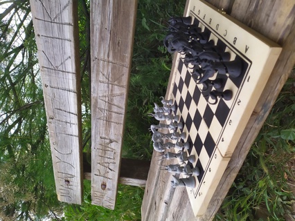 africano xadrez chifre animal tabela jogos brinquedo desafio zen virar minimalismo 3d print model - Mito3D