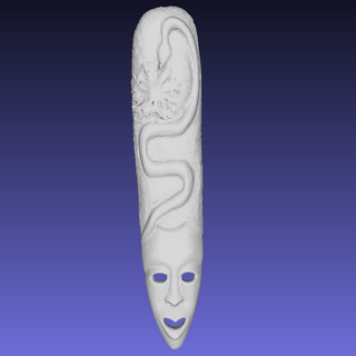 african mask 2 decor decoration masks scans replicas 3d print model - Mito3D