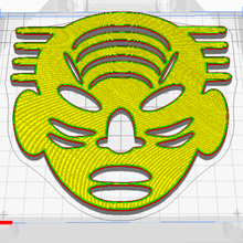 african mask 3 art decor wall tribal africa symbol 3d print model - Mito3D