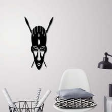 african mask wall decoration art folklore profile printing 3d model 3d print model - Mito3D