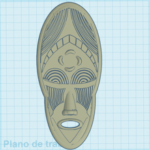mulheres africanas máscara de 1 a arte enfeite 3d print model - Mito3D
