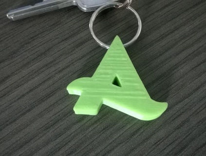 afrojack keychain keychains jewelry keys 3d print model - Mito3D