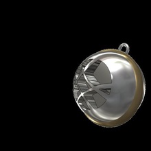 agamottos de la perla oro 3 versiones joyería doctor extraño gema 3d print model - Mito3D