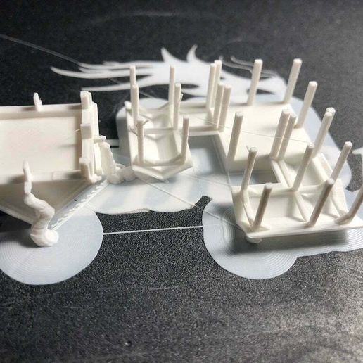 age empires 2 - town center easy print glue required architecture buildings structures 3D print model - Mito3D