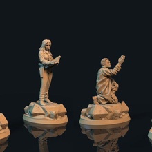 agent mould ally cthullu miniatures 32mm investigators 3d print model - Mito3D