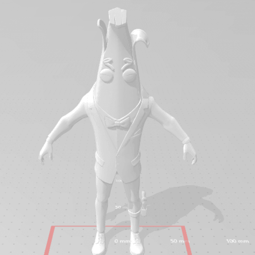 agent peely fortnite game 3D print model - Mito3D