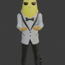 agent peely fortnite stand season 4 5 3d print model - Mito3D