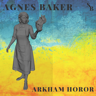 agnes baker arkham horror investigators 3d print model - Mito3D