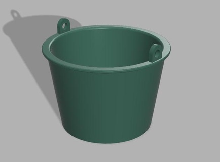 agricultural bucket 1 32 agriculture milk water container calf rubble 3d print model - Mito3D