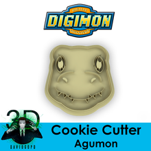 agumon biscuit coupeur digimon 3d print model - Mito3D