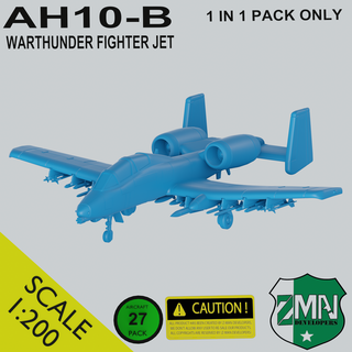 ah 10b rayo ii trueno 10 tornillo aeronave combatiente bombardeo Sla resina 1 200 3d print model - Mito3D