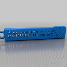 ahh des mit reprap drucker Anahtarlık ölür takı 3d print model - Mito3D