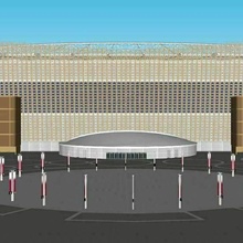 ahmad bin ali stadium qatar2022 cup architecture stad soccer 3d print model - Mito3D