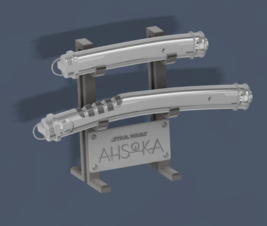 Ahsoka laser sabres sabre Ashoka guerres étoiles cosplay 3d print model - Mito3D