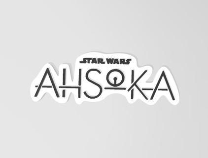 ahsoka logo starwars star wars jedi sith force sci-fi sciencefiction lightsaber 3d print model - Mito3D